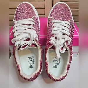 Pink Sparkle Sneakers